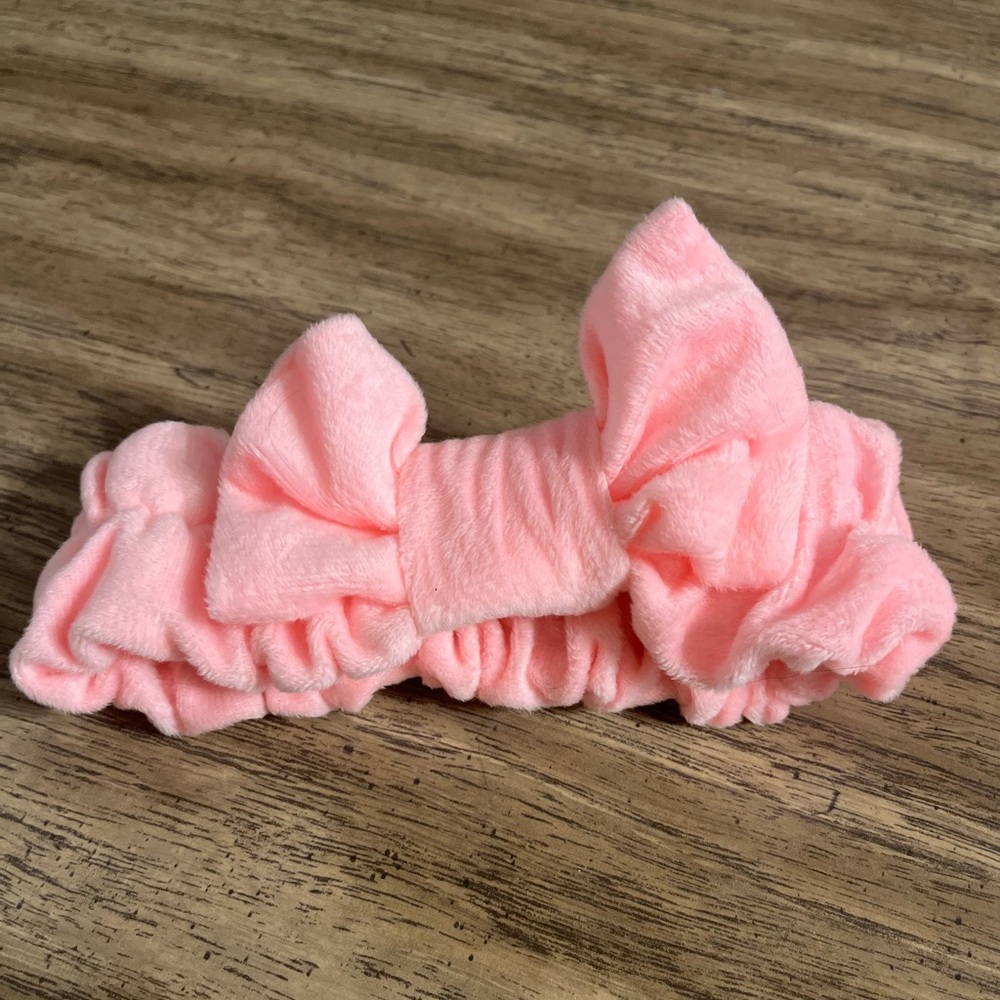 Pink Bow Headband